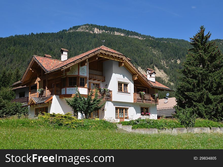 Country house in Alpine village