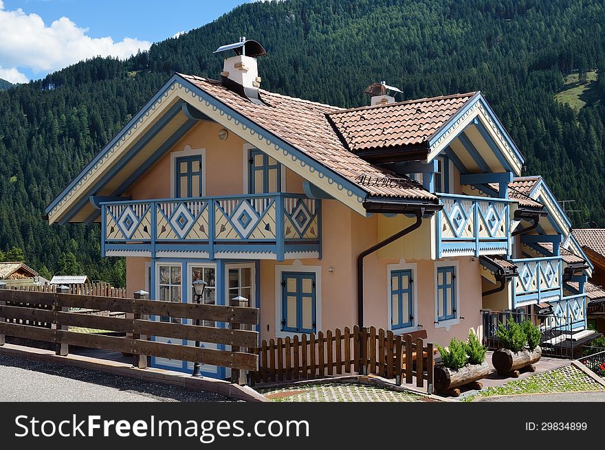 Country house in Alpine village