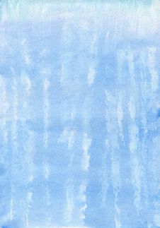Watercolor Blue Hand Painted Background Stock Photography Watercolor Blue Hand Painted Background Stock Photography
