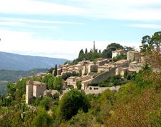 Bonnieux Village In Provence Royalty Free Stock Photos Bonnieux Village In Provence Royalty Free Stock Photos