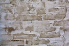 White And Brown Cement Plaster Wall Background Royalty Free Stock Photography