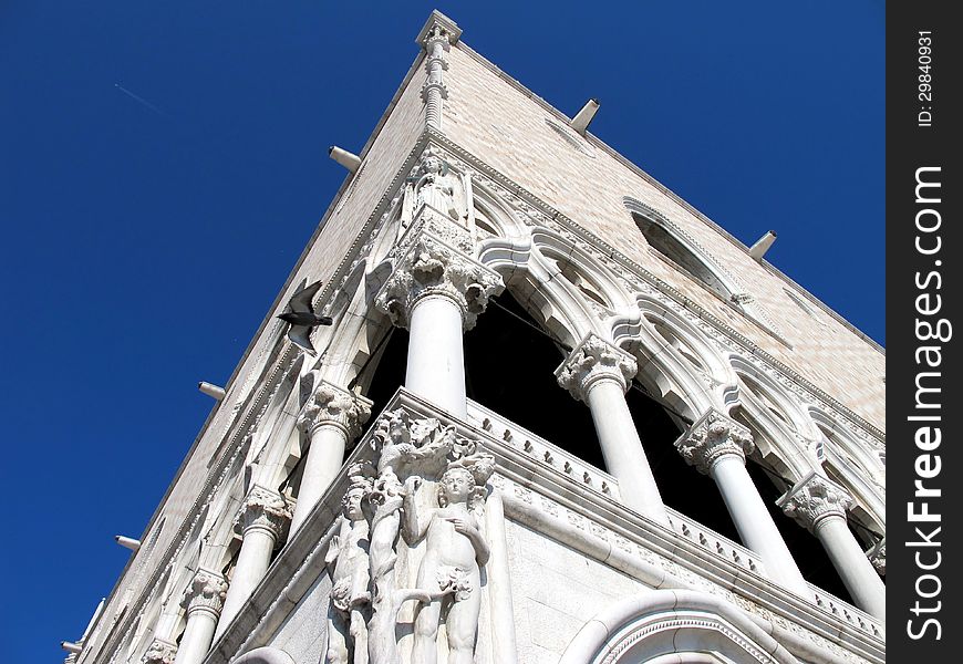 Venice Doge's Palace at St Mark's Square in Venice, Italy. Venice Doge's Palace at St Mark's Square in Venice, Italy