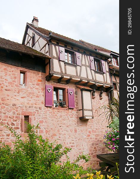 Old Streets In Riquewihr Town