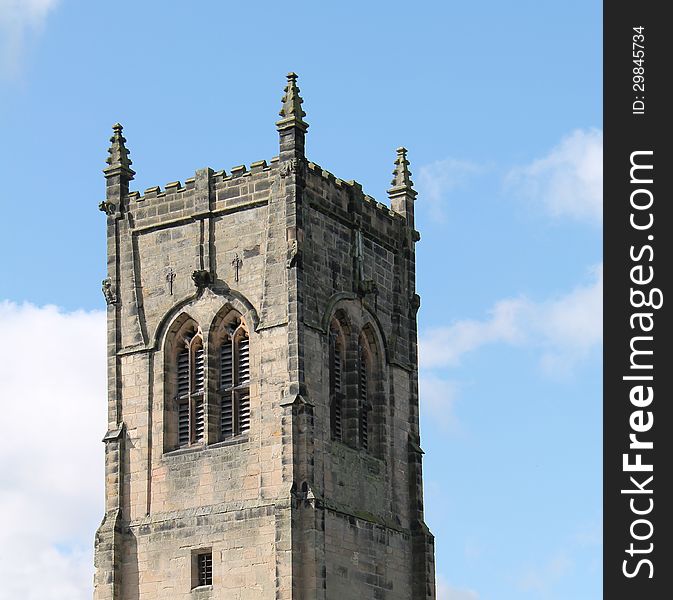 The Tower of a Classic English Country Church.