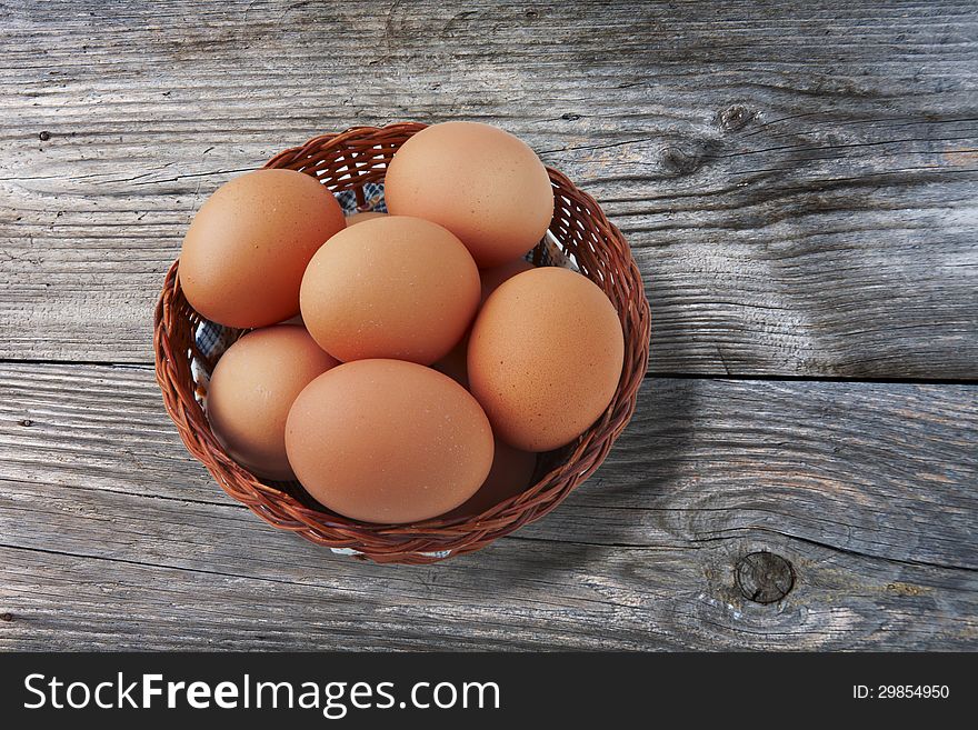 Easter Egg In Basket