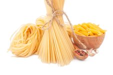 Different Types Of Pasta & Dishes Royalty Free Stock Photo Different Types Of Pasta & Dishes Royalty Free Stock Photo