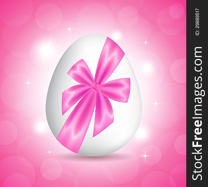 Pink Card For Easter