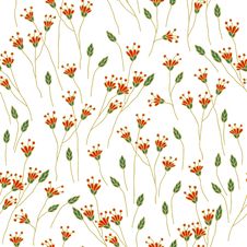 Seamless Summer Flowers. Royalty Free Stock Image Seamless Summer Flowers. Royalty Free Stock Image
