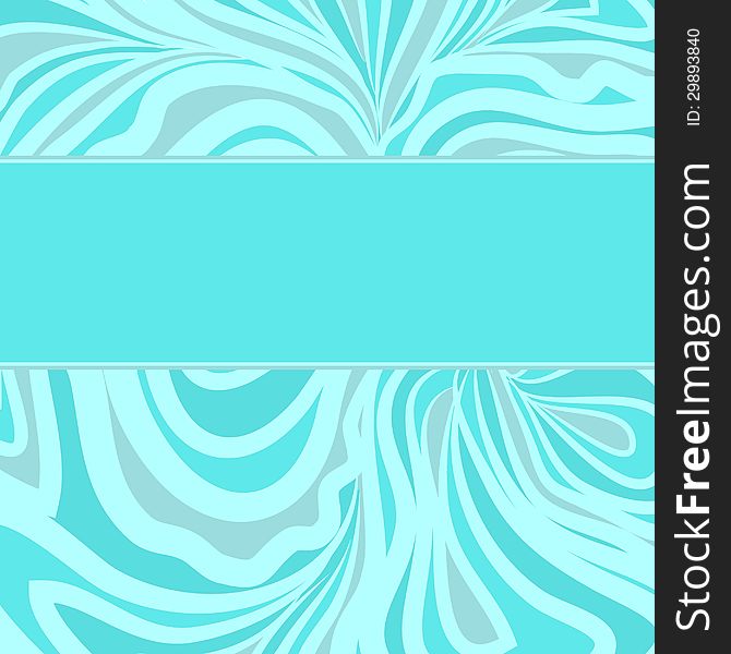 Abstract light blue pattern with empty stripe for your text. Abstract light blue pattern with empty stripe for your text.