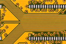 Yellow Circuit Board Stock Photo Yellow Circuit Board Stock Photo
