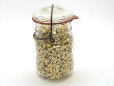 Mason Jar Of Beans Stock Images