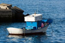 Moored Fishing Boat Stock Image Moored Fishing Boat Stock Image