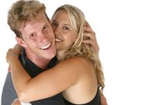 Free Couple Hugging Smiling Royalty Free Stock Photo - 2994635