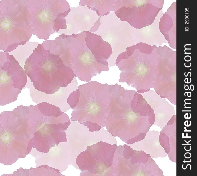 Seamless background of pink Petunia flowers. Seamless background of pink Petunia flowers.