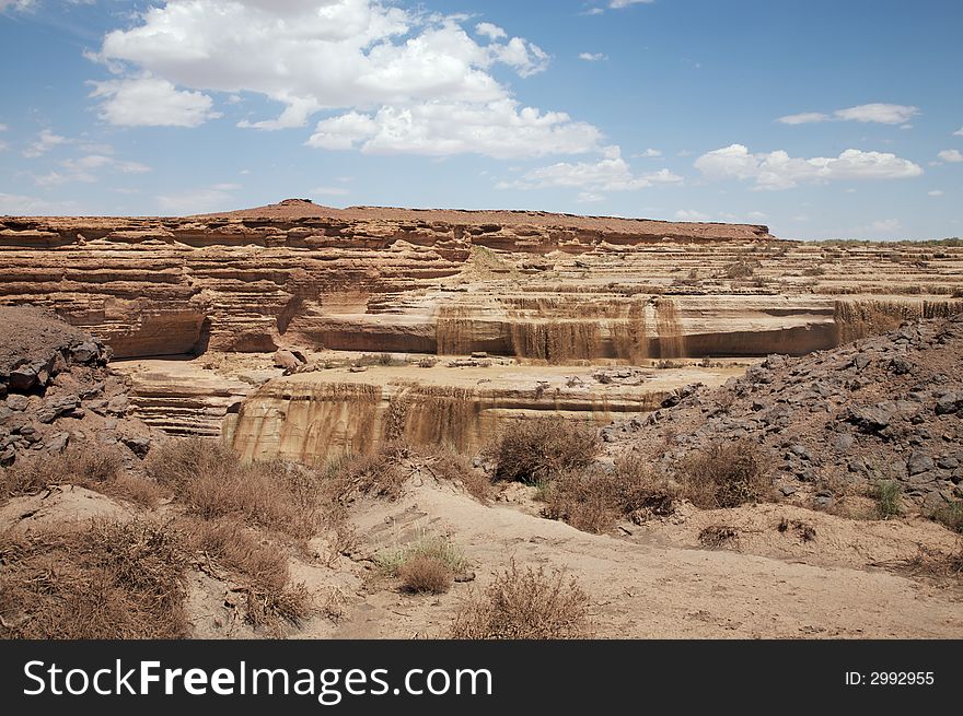 Grand Falls on the Little Colorado River in Arizona