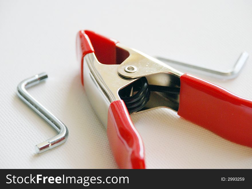 Essential tools-  clip and allen keys. Essential tools-  clip and allen keys