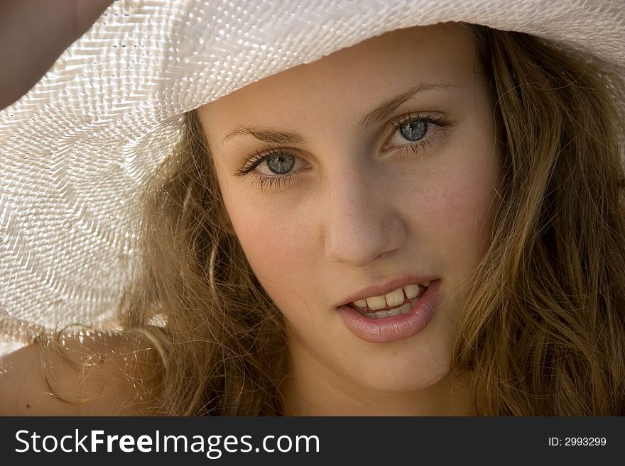 Portrait of young teenager girl with accessories. Portrait of young teenager girl with accessories