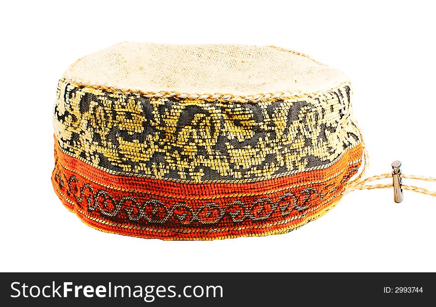 An original souvenir headdress, on a pure white background. An original souvenir headdress, on a pure white background.