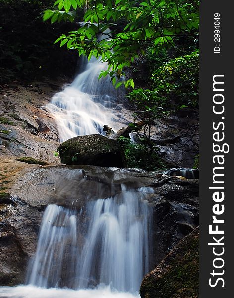 Beautiful waterfalls image at perak, malaysian #