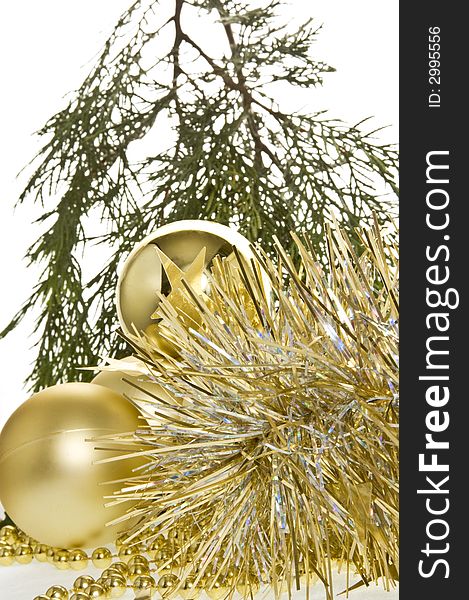 Golden Christmas Decorations