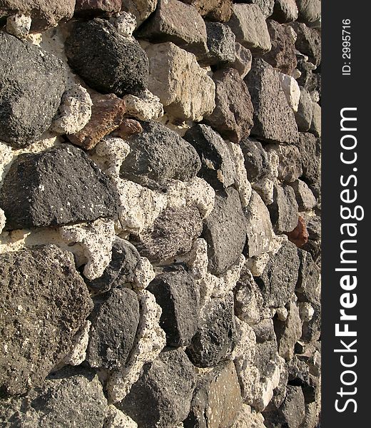 Photo of a stone wall