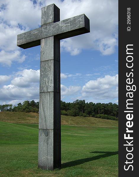 Cross at Skogskyrkog�rden, Stockholm, Sweden, A Unesco World Heritage