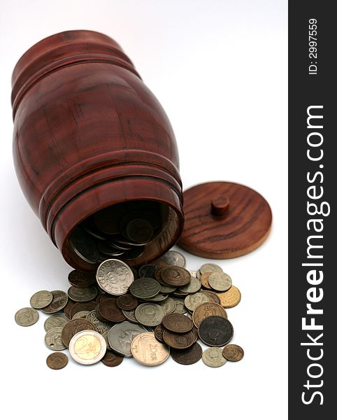 Barrel And Coins-3