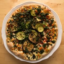 Vegetarian Pizza Stock Photo Vegetarian Pizza Stock Photo