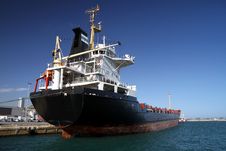 General Cargo Ship Royalty Free Stock Image General Cargo Ship Royalty Free Stock Image