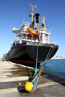 General Cargo Ship Royalty Free Stock Photo