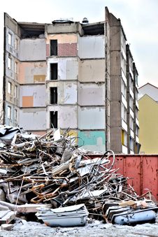 Demolition Of A House Stock Photos Demolition Of A House Stock Photos