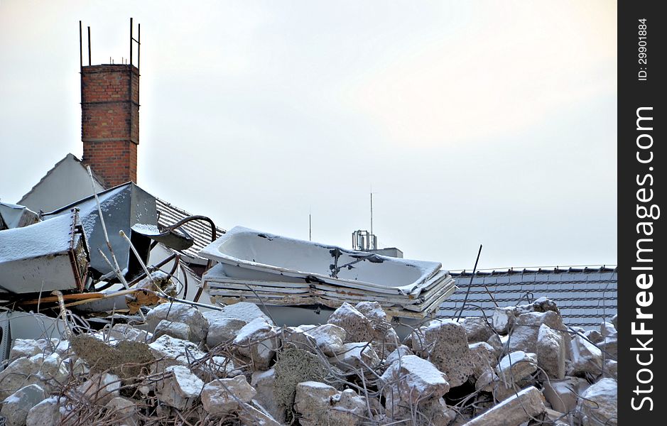 Demolition Of A House