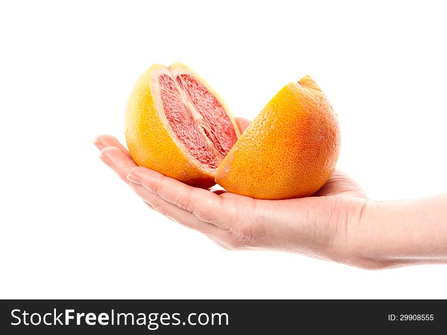 Hant With Grapefruit