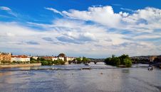 Vltava River In Prague Stock Photo Vltava River In Prague Stock Photo