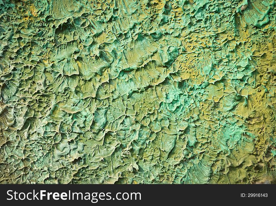 Green Rough Wall