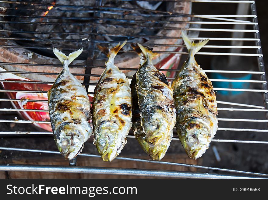 Fish On A Grill