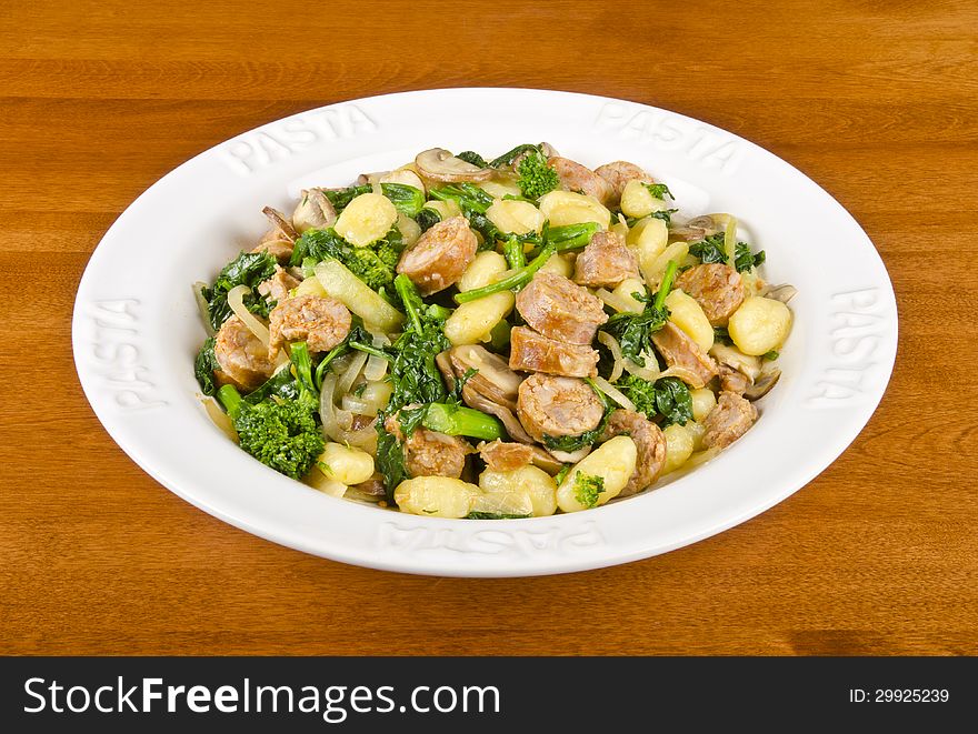 Gnocchi with Rapini and Italian Sausages #2