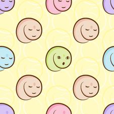 Cute Curly Pattern Stock Photo