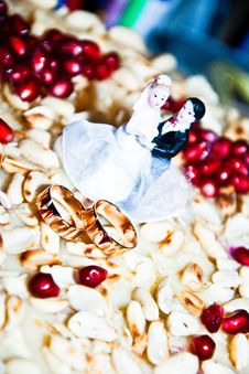 Figurine On A Wedding Cake Royalty Free Stock Photo Figurine On A Wedding Cake Royalty Free Stock Photo