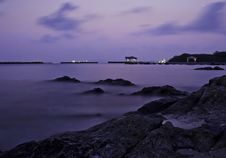 Sunrise At Sichang Island, Chonburi,Thailand Stock Photos Sunrise At Sichang Island, Chonburi,Thailand Stock Photos