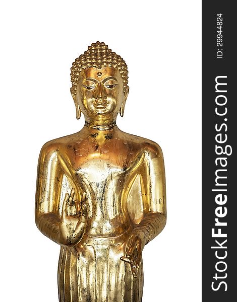 Buddha image style isolate background .