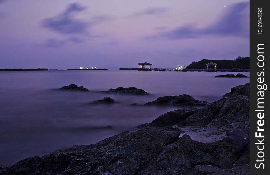 Sunrise at Sichang island ,sriracha ampor ,chonburi,Thailand. Sunrise at Sichang island ,sriracha ampor ,chonburi,Thailand