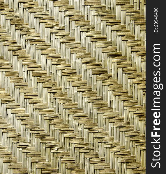 Handcraft weave texture natural wicker for background