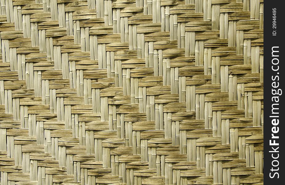 Natural woven reeds textured