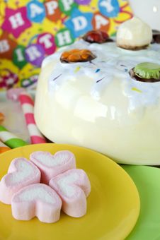 Close Up Marshmallow In Party Stock Photos