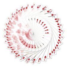 Heart Playing Cards Royalty Free Stock Image Heart Playing Cards Royalty Free Stock Image