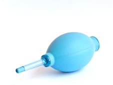 The Blue Rubber Air Blower Stock Images