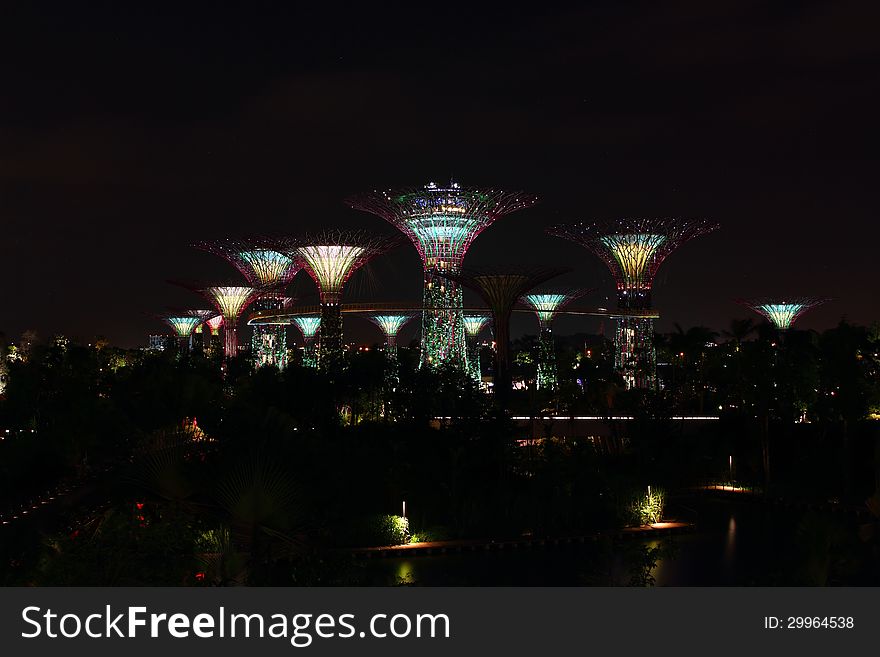 Supertrees on Garden by The Bay Singapore. Supertrees on Garden by The Bay Singapore