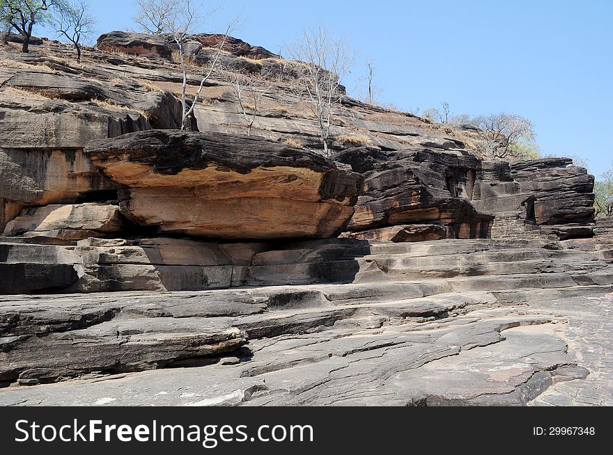 3rd century BC rock caves. 3rd century BC rock caves