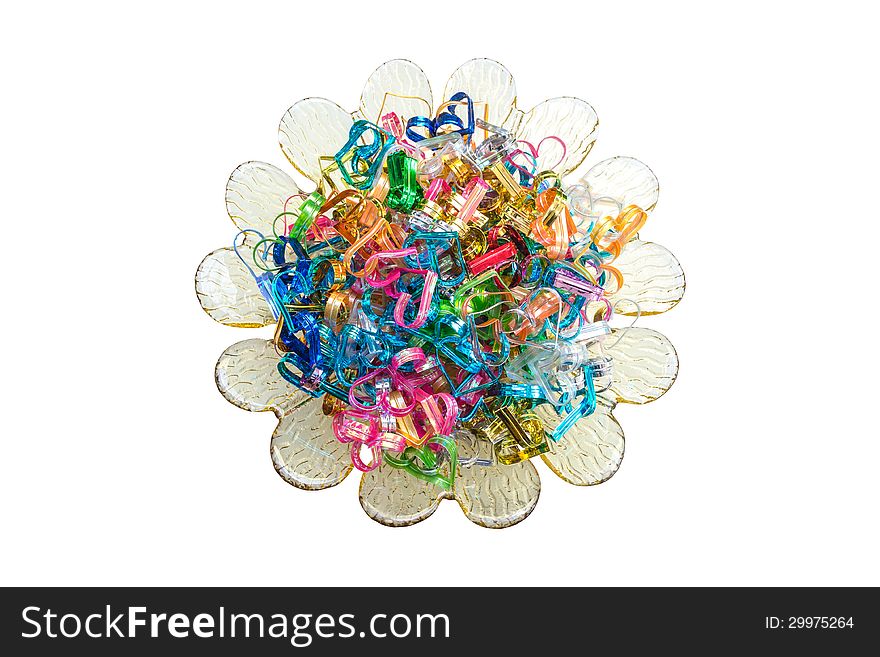 Colorful Wire Ribbon Heart